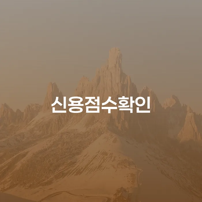 신용점수 확인하고 파산 조건을 알아보는 방법은?